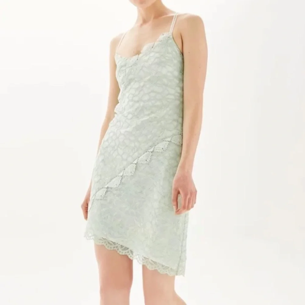Topshop | Dresses | Topshop Mint Green Lace Trim Cut Out Sleeveless Dress |  Poshmark